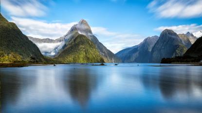 norway landscape with lake