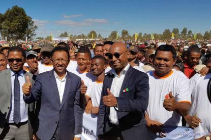 solar energy madagascar men cheering