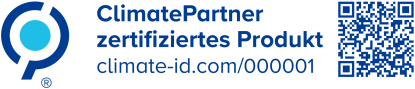 Label ClimatePartner zertifiziert