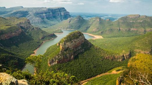 green mountains